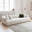 Coussin modulaire 112,60 po blanc 100% polyester-129578960