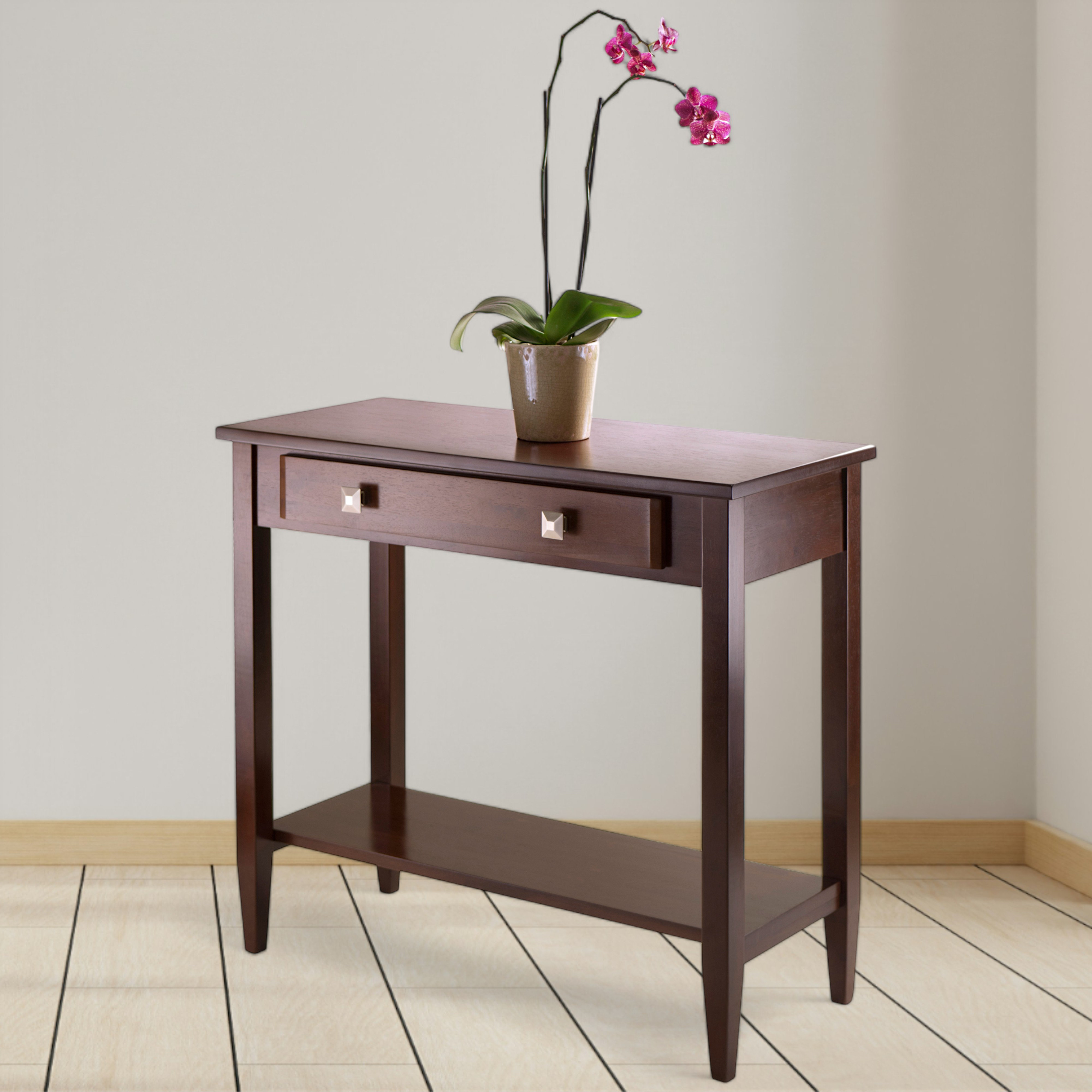Lark Manor™ Arden Walnut Console Table | Wayfair