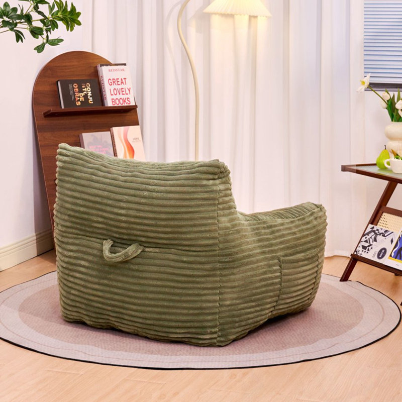 Corduroy Arden with Armrests, Green