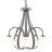 Sweeping Taper 5 - Light Shaded Classic/Traditional Chandelier-2014858086