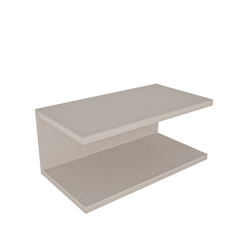 Daizah 45cm W Bedside Table, Cotton Beige