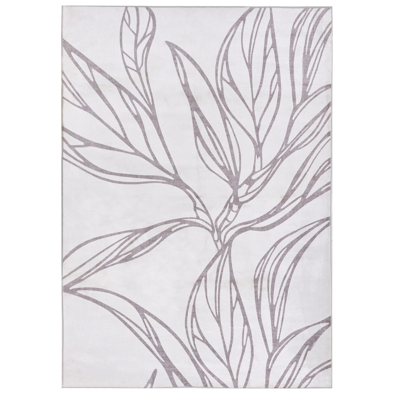 Floral Area Rug, Rectangle 160 x 230 cm