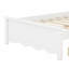 Structure de lit plateforme moderne en bois avec tête de lit et tiroirs de rangement-1490481267
