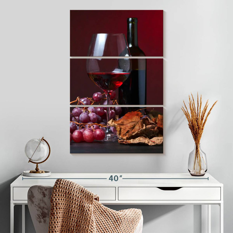 Vin rouge d'automne Yarlin, H 32 po x l 20 po