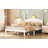 Gevon Solid Wood+MDF Panel Bed