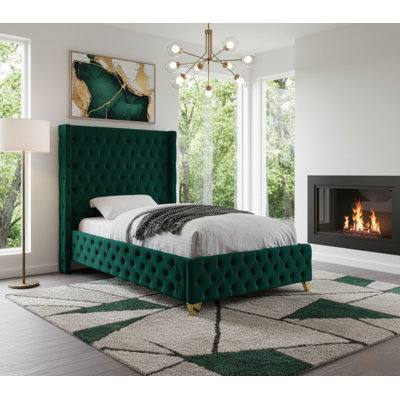 Dymonique Velvet Bed