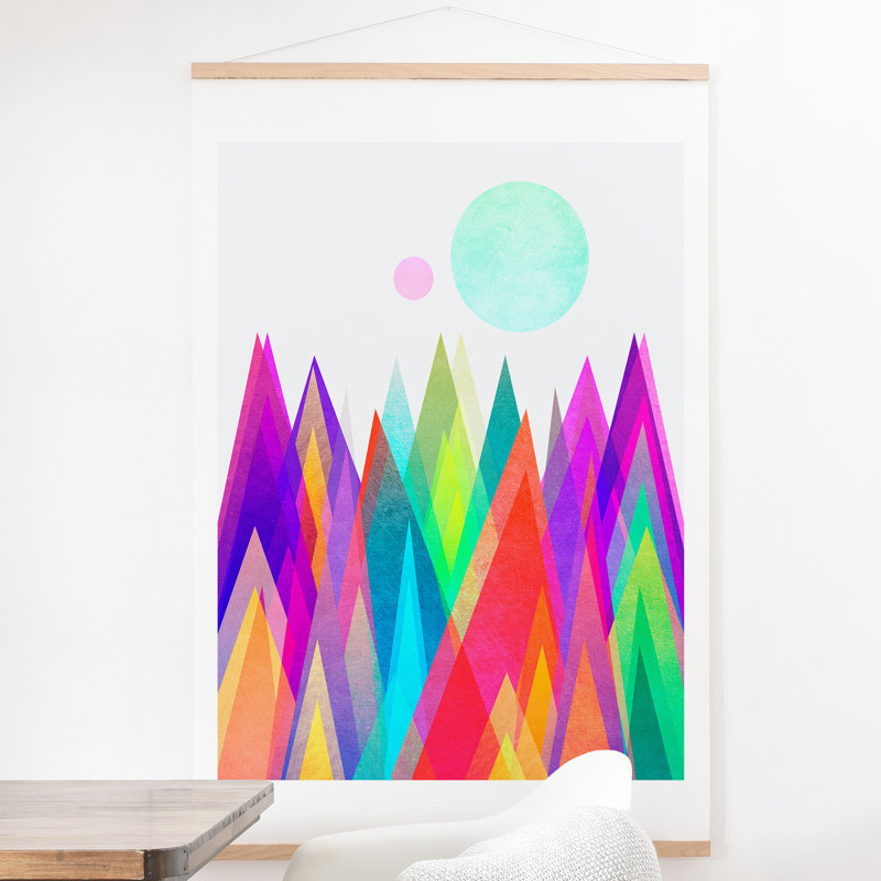 « color land », impression, H 10 po x l 8 po x P 0,5 po, Affiche