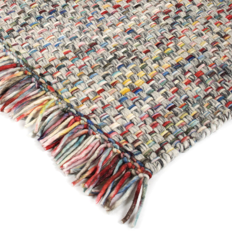 Martelange Geometric Hand Woven Area Rug, Rectangle 200 x 290cm