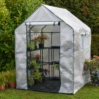 Tollison 4.5 Ft W x 4.5 Ft D Hobby Greenhouse
