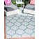 Bethany-Mai Geometric Gray Indoor/Outdoor Area Rug