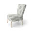 Chaise d'appoint abstraite - chaise d'appoint beige beige boho mandala-135976168