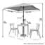 Parasol de marché carré 6,5 pi Tempo-1259515609