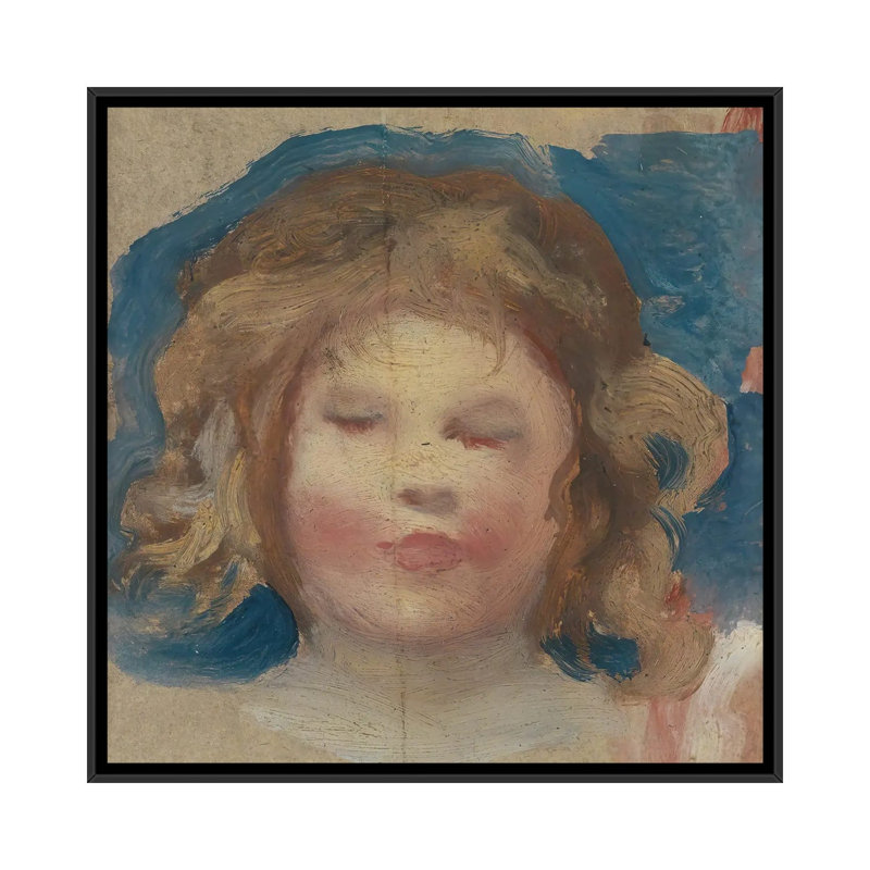 Print, 93.98 cm H x 93.98 cm W x 4.445 cm D, Black