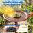 Outdoor Polyresin Antique Bird Bath with Solar Powered Round Pond Fountain-988849792