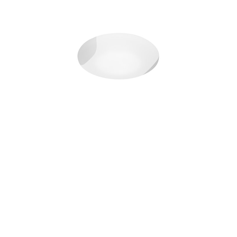 Lio Ceiling/Wall Lamp 30 Crystal White Glossy White L22ff Ul, 12" H x 12" W x 12" D