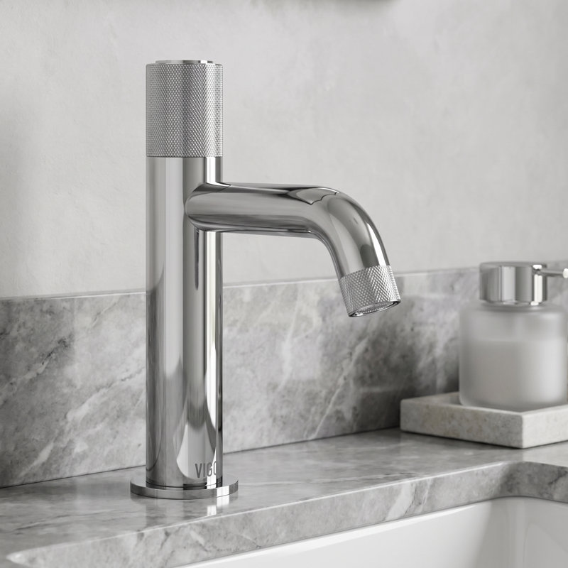 Robinet de salle de bain monocorps et monocommande H 8 po Apollo, Chrome