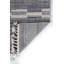 Tapis rayé bleu / gris / ivoire Adhnan-1454672485