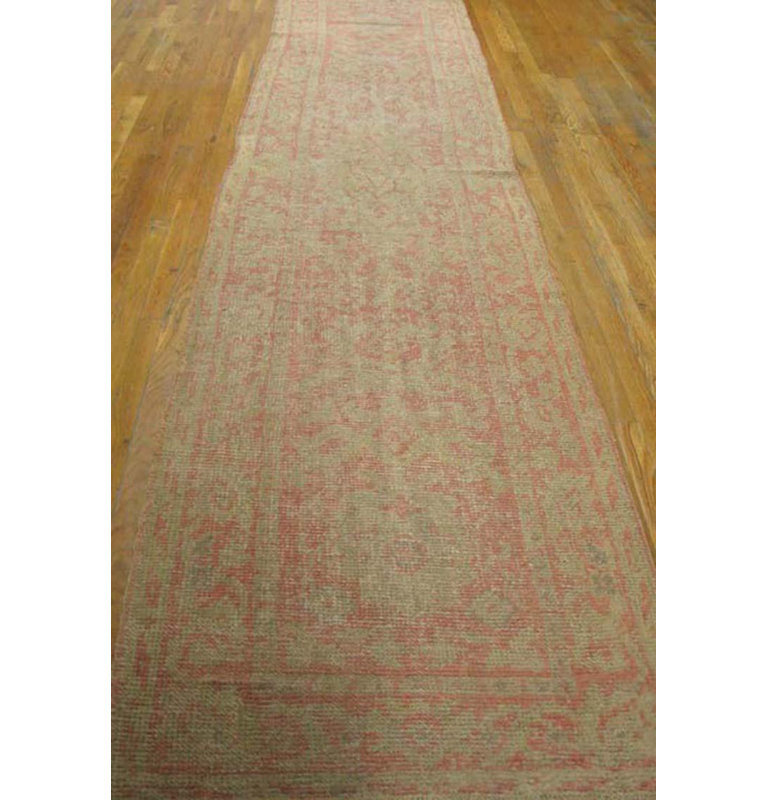 Tapis beige Oushak Lofty