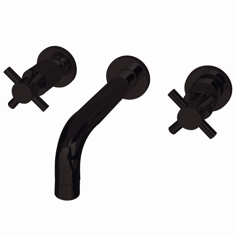 Concord Wall Mounted Bathroom Faucet, Oil Rubbed Bronze