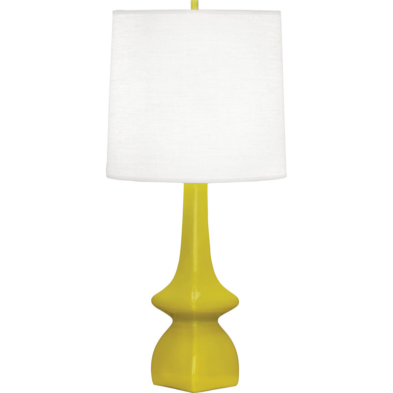 Jasmine Ceramic Table Lamp, Citron