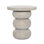 Demetra Mango End Table, White