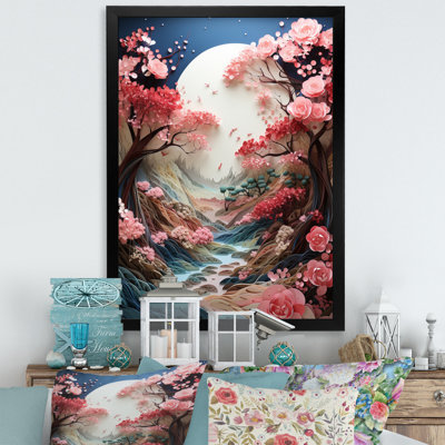 Asian Art Zen Garden V - Asian Wall Art Living Room