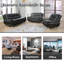 Ensemble de salon en similicuir 3 pièces-1563215570