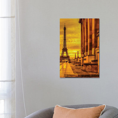 Paris Sunrise by Rose Palmisano - No Frame Gallery-Wrapped Canvas Giclée on Canvas
