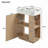 21.6" Bathroom Vanity with Ceramic Sink