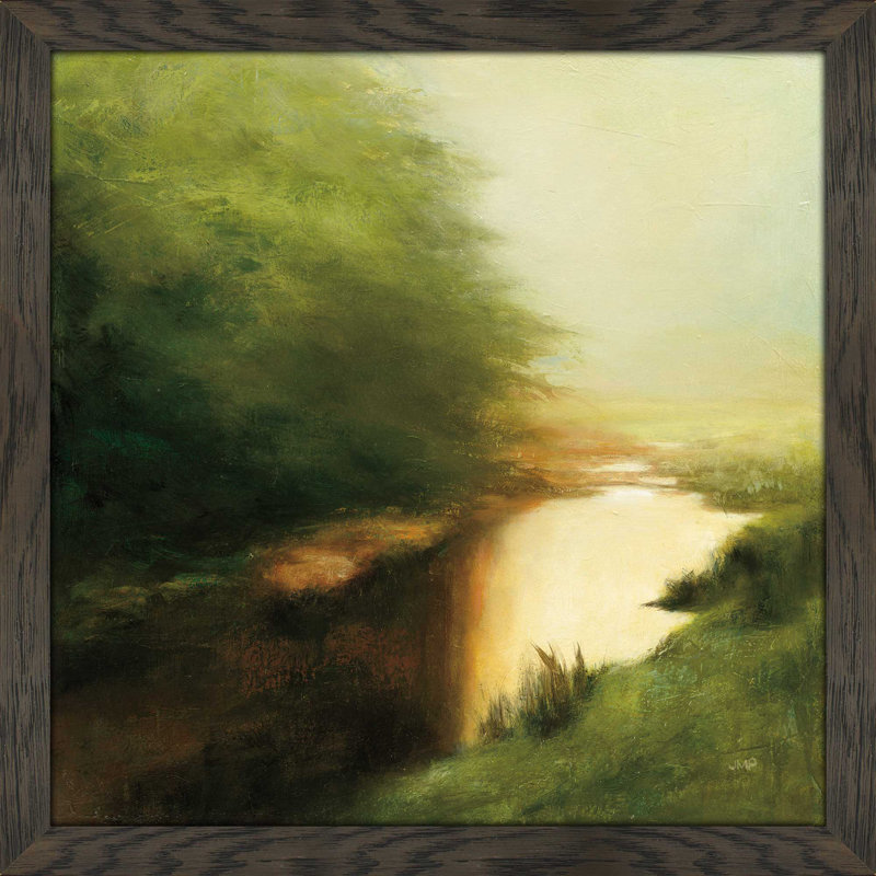 « spring matinée », reproduction de peinture à l’acrylique sur toile, H 21,5 po x l 21,5 po x P 0,75 po