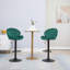 Ensemble de 2 tabourets de bar réglables avec dossier et repose-pieds, parfait pour la cuisine et le pub-672283854