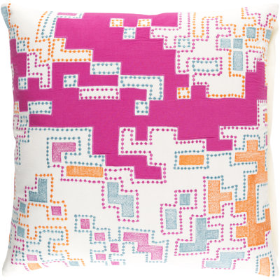 Geometric Cotton Throw Pillow