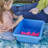 ECR4Kids Stackable Square Bins with Non-Snap Lids, Multipurpose Organization, 2-Pack-100032949