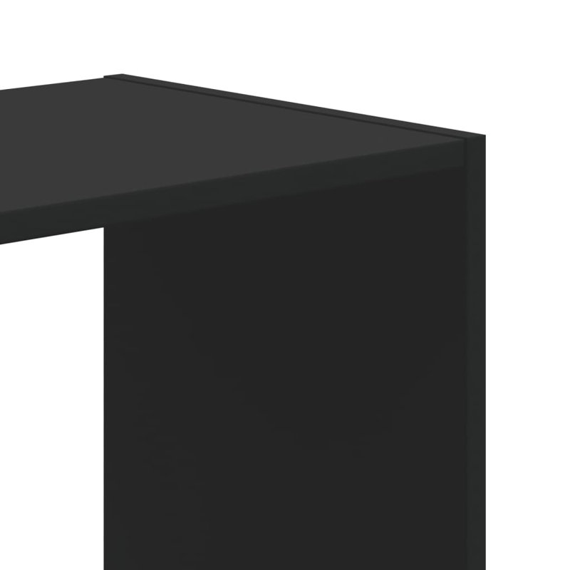 Selven 68.5cm H x 68.5cm W Bookcase, Black