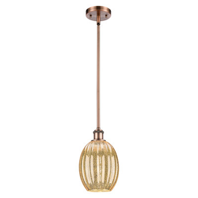 Mini-luminaire suspendu à tige et abat-jour 1 ampoule Ballston - Alyette