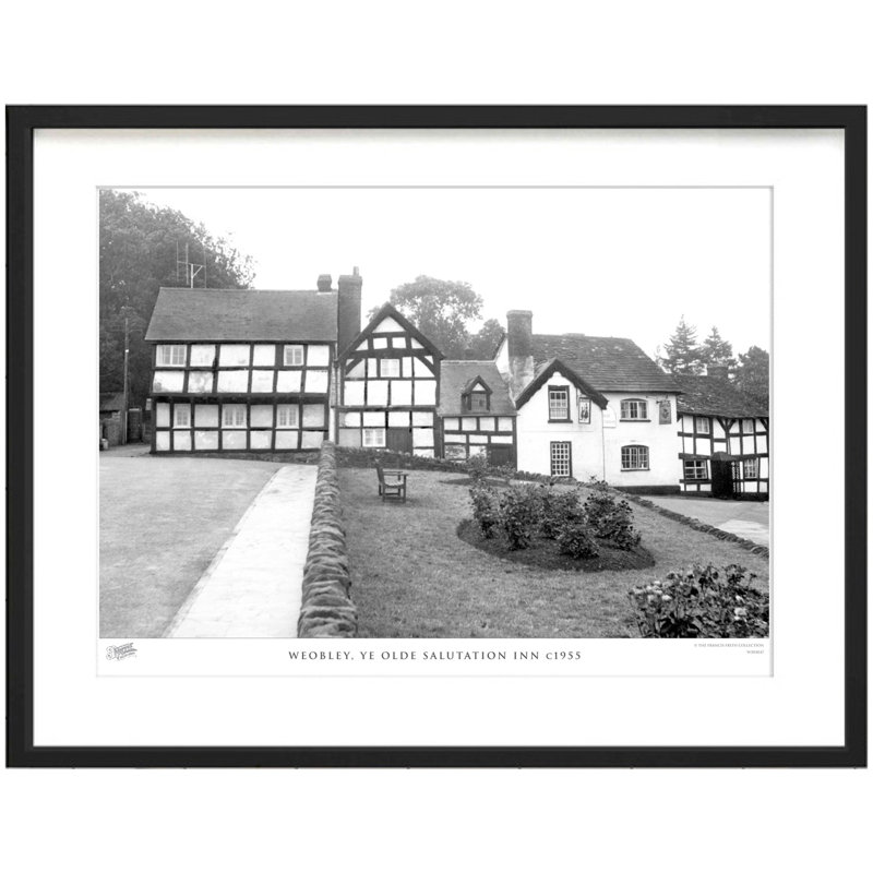 Weobley, Ye Olde Salutation Inn C1955 - Single Picture Frame Print, 60cm H x 80cm W x 2.3cm D