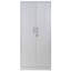 Armoire de rangement en métal 71 po avec portes verrouillables et 4 tablettes réglables, armoire en acier robuste pour garage, buanderie, bureau ou entrepôt-524694701