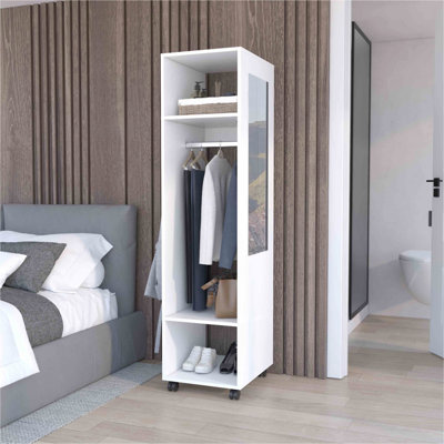 Armoire haute de 63 po avec miroir Cluster