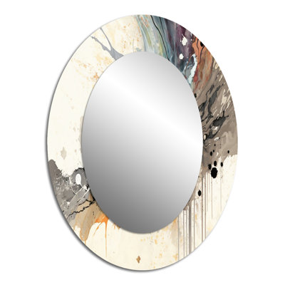 Miroir mural moderne Jazz Rhythms In Shades Of Grey III