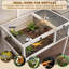 Enceinte en bois massif avec ventilation Turtle Habitat 39,5 x 24,4 x 39,8 po