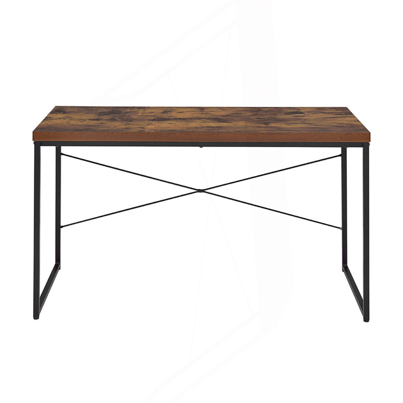 Rectangular Top Writing Desk with Metal Legs
