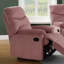 Fauteuil inclinable luxueux en velours 1pc-1448624732