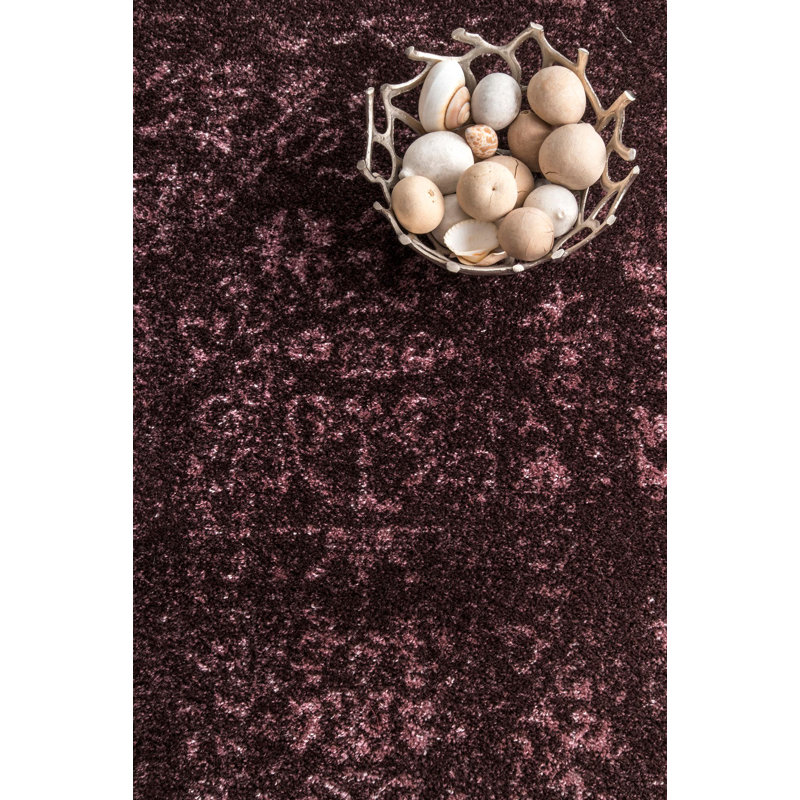 Latisha Traditional Performance Burgundy Rug, Rectangle 3' x 5'