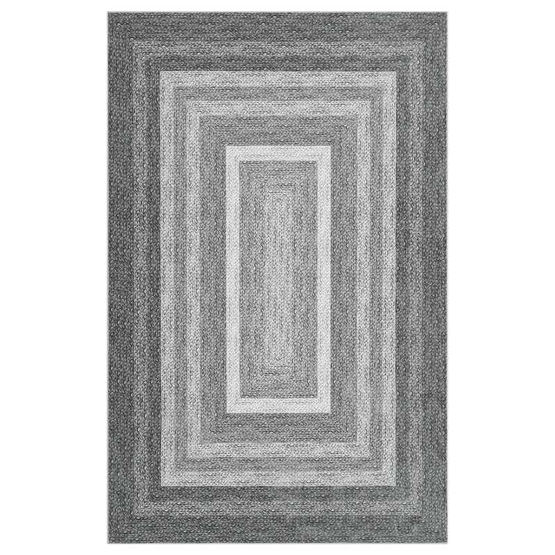 Tapis d'entrée antidérapant pour salle de bain, Rectangle 9 pi x 12 pi