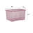 Wham Crystal 60L Plastic Storage Box Pack of 10 Tint Dusky Orchid