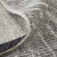 Tapis gris / ivoire en coton / laine noué à la main Chafic-823752765