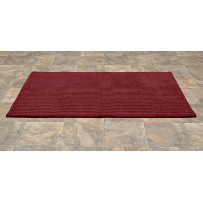 Viridian Nylon Bath Rug with Non-Slip Backing
