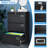40''H Metal Vertical File Storage Cabinet For Office And Home With Lock And 3 Drawers-1999794787