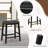 Nicala Upholstered Counter Stool-1381787415-1381787409