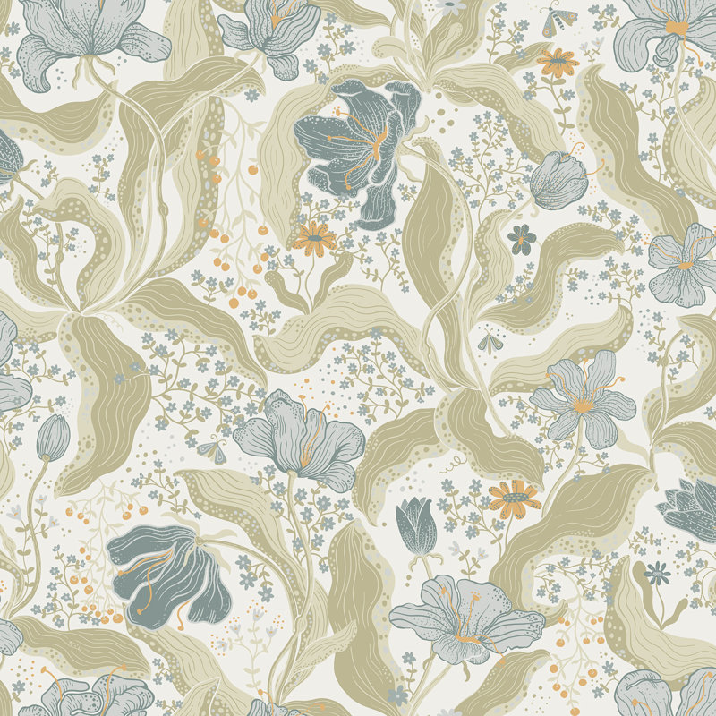 Cahterine 10.05m x 53cm Wallpaper Roll